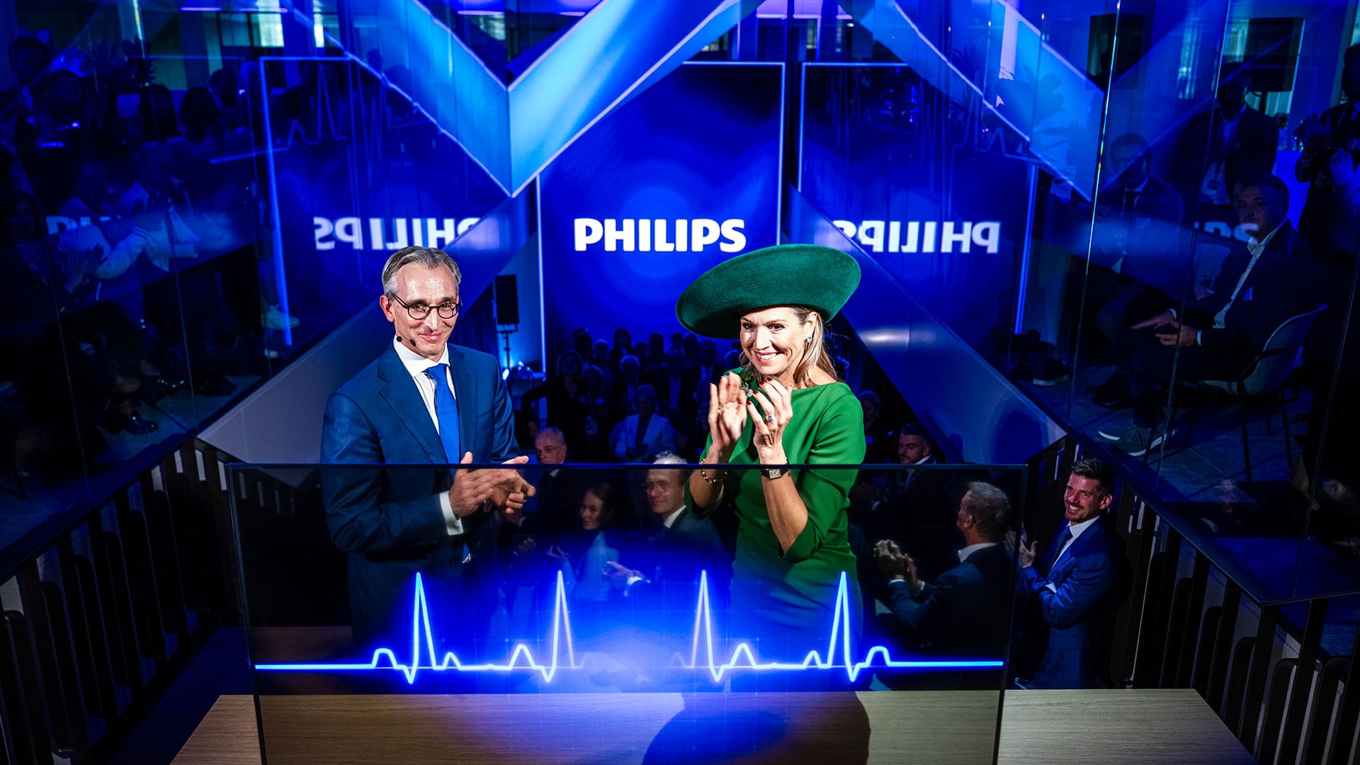 Koningin Máxima opent nieuw wereldwijd hoofdkantoor van gezondheids-technologiebedrijf Koninklijke Philips