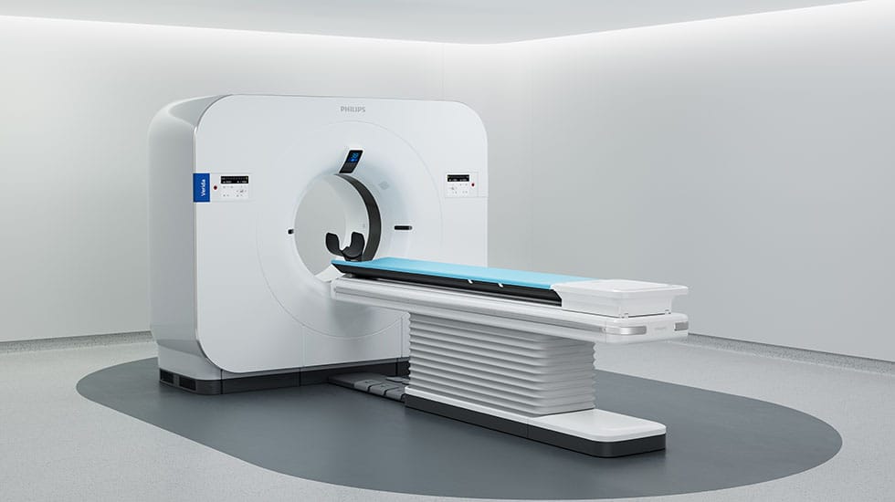 Philips Verida spectral CT system, angle view
