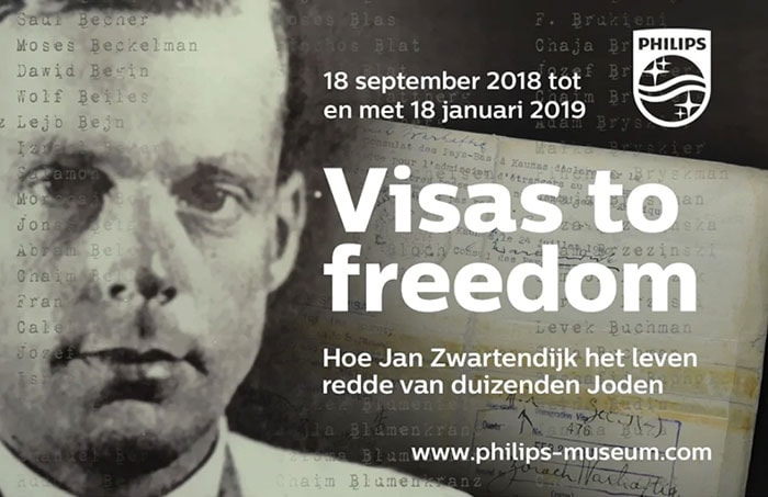 Tentoonstelling over Jan Zwartendijk in Philips Museum ‘Visas to Freedom’ (opent in een nieuw tabblad)