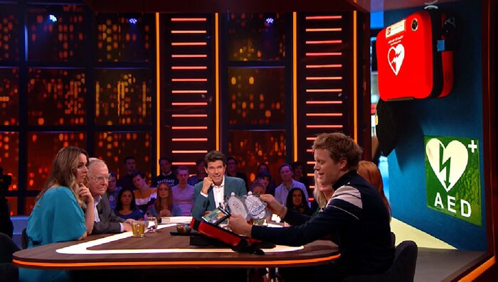 Buurt AED in het nieuws bij RTL Late Night