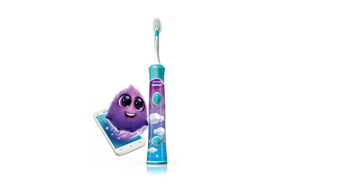 Philips Sonicare kindertandenborstel met tandenpoetscoach Sparkly