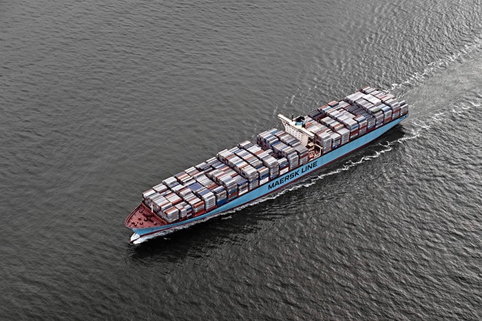 Edith Maersk containership (opent in een nieuw tabblad)