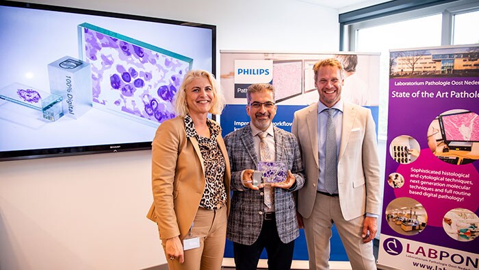 Philips   Laboratorium Pathologie Oost Nederland wint 100% Digital Award (opent in een nieuw tabblad)