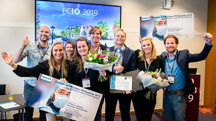 NVIR reikt eerste Ziedses des Plantes-Philipsprijs uit om innovatief onderzoek in de interventie radiologie te ondersteunen