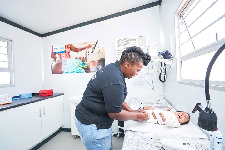 A Philips Community Life Center in South-Africa enabling access to primary care