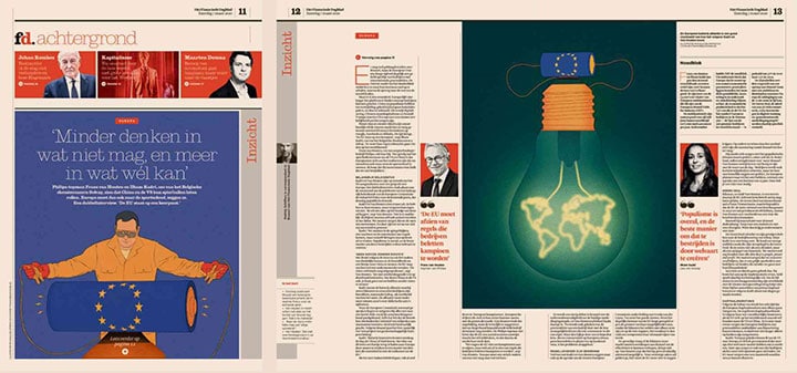 Frans van Houten in Financieele Dagblad: “De EU moet minder denken in wat niet mag, en meer in wat wél kan”