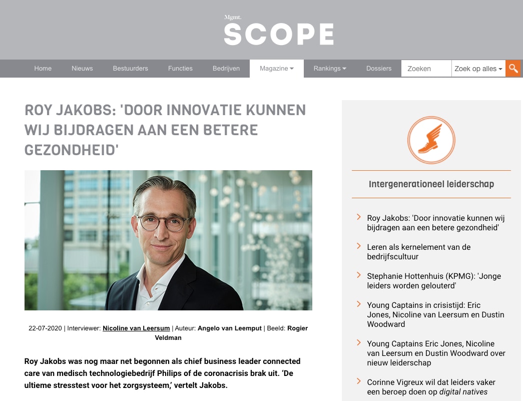 Management Scope interview Roy Jakobs