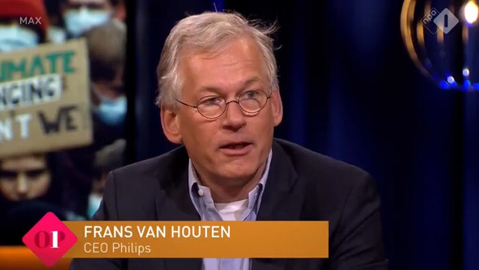 Frans van Houten bij Op1: “Wij moeten zowel aanmoedigen als het goede voorbeeld geven en helpen”