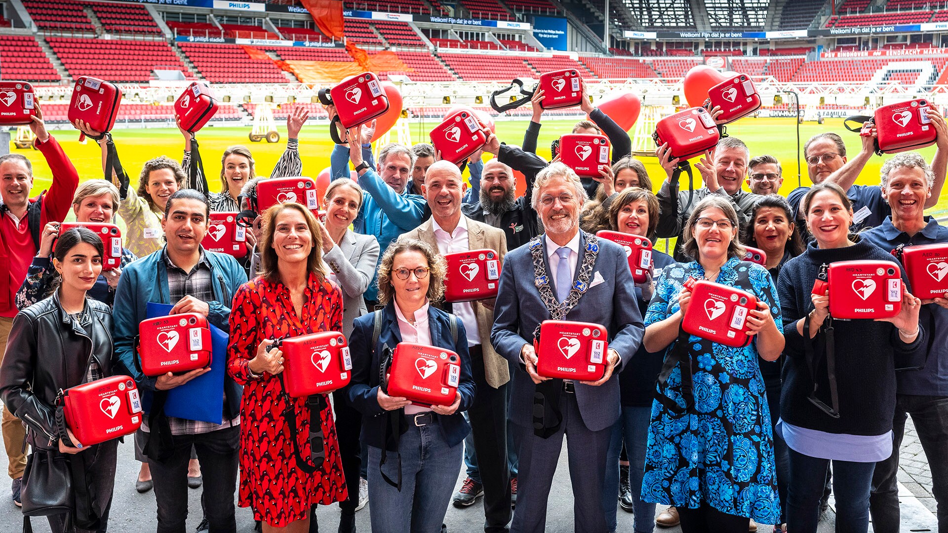 Eindhoven heeft als eerste stad in Nederland een dekkend netwerk voor hulp bij hartstilstand