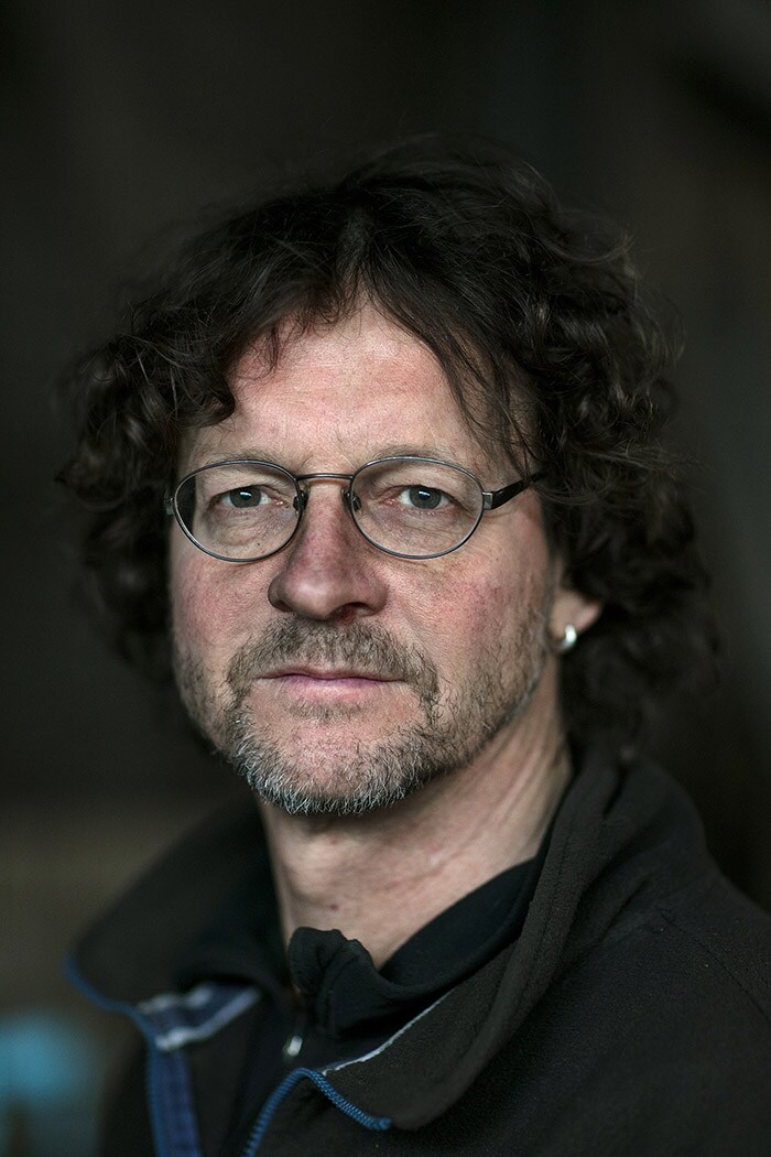 Kunstenaar Andreas Hetfeld (foto Paul Breuker)