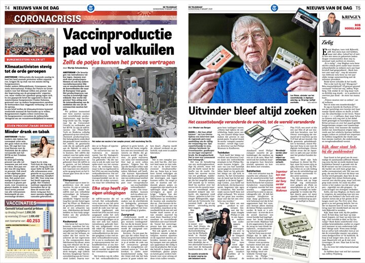 Knipsel Telegraaf
