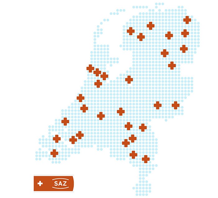 SAZ Ziekenhuizen Nederland (opent in een nieuw tabblad)