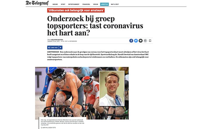 Screenshot Telegraaf