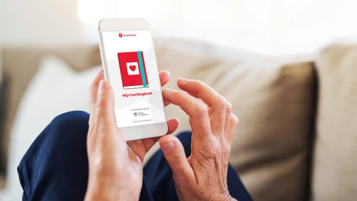 Hartfalen eerder herkennen met Hartdagboek-app