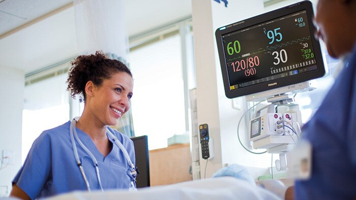 Nederlandse zorgbestuurders kiezen minder vaak voor technologie dan hun internationale collega’s voor het oplossen van het personeelstekort blijkt uit de Philips Future Health Index