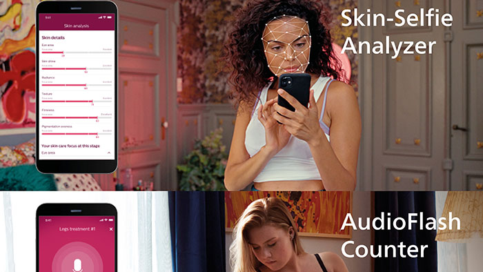 Skin-Seflie Analyzer, Audio Flash Counter en Body Hair Analyzer -  