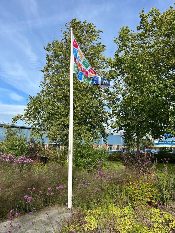 SDG flag Drachten