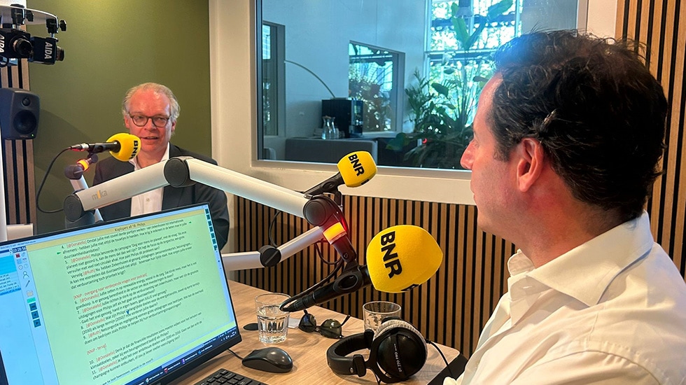 Marnix van Ginneken bij BNR Nieuwsradio