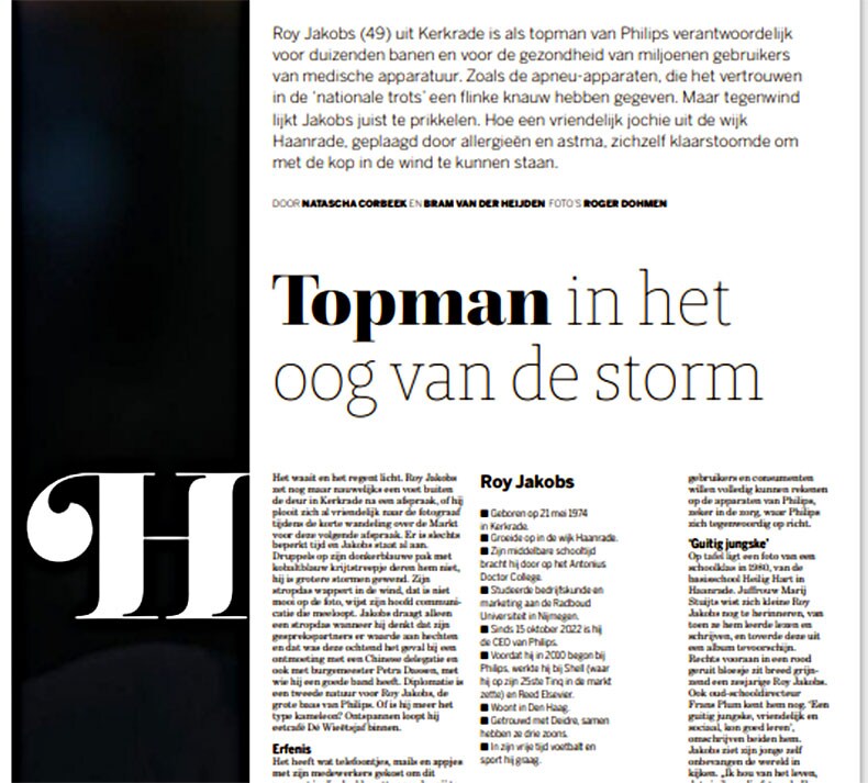 Screenshot interview Roy Jakobs