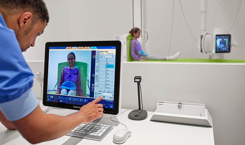 Philips Radiography 7300 C - positionering van patiënt