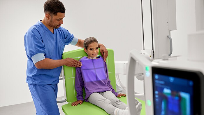 Philips Radiography 7300 C - positionering van patiënt -  