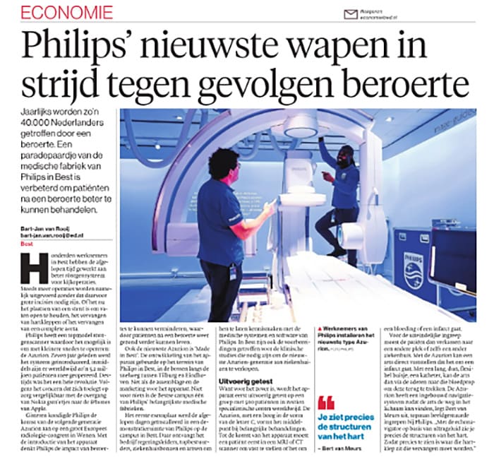 Artikel in Eindhovens Dagblad