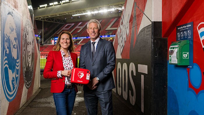 Elke seconde telt: Philips en PSV maken Philips Stadion ‘hartveiliger’ 
