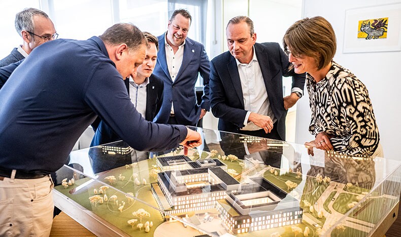 In de samenwerking is rekening gehouden met nieuwbouw van het Slingeland Ziekenhuis