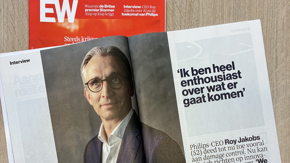 Roy Jakobs in EW Magazine