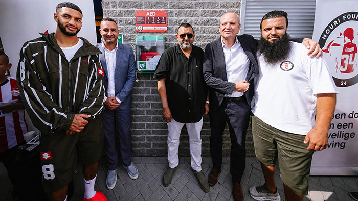 Naast Ismael Saibari waren ook wethouder Samir Toub (Wethouder Diversiteit, zorg, jeugd en maatschappelijke ondersteuning), Mohammed Nouri, Leon Kempeneers (Managing Director Philips Benelux) en Abderrahim Nouri aanwezig. -  