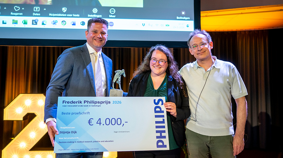 Stijntje Dijk wint Frederik Philipsprijs