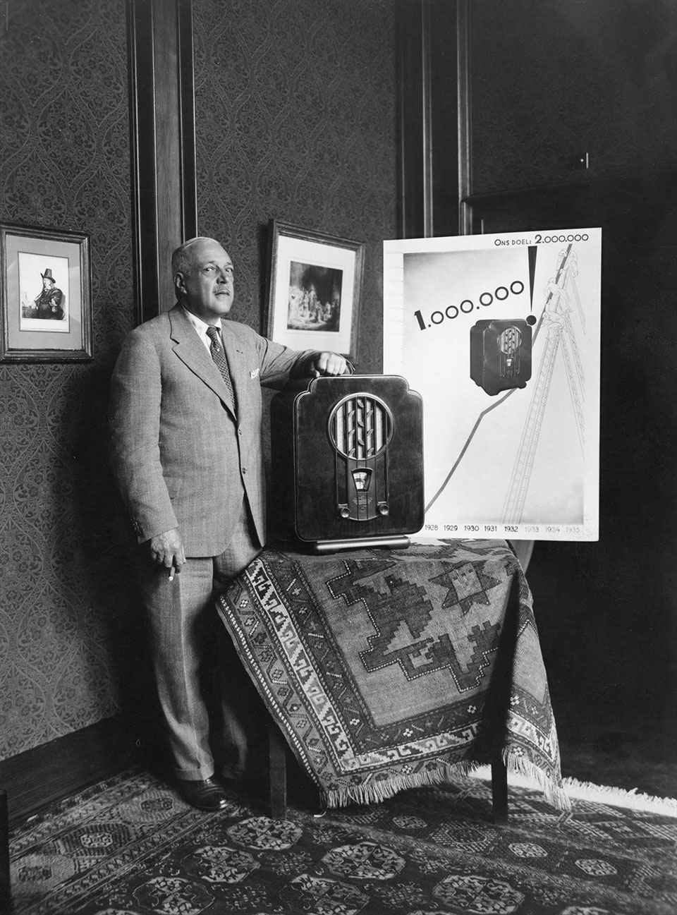 De miljoenste radio geproduceerd (1932)