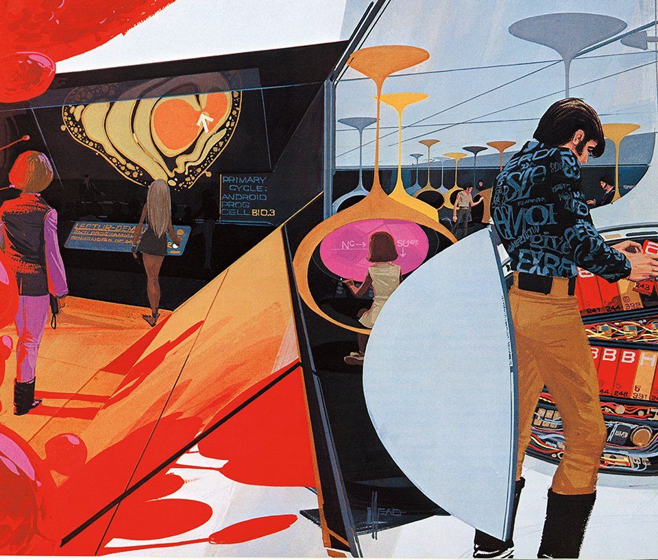 Wild-cat dreaming, futuristic projects, Syd Mead, Philips Design, ca 1970